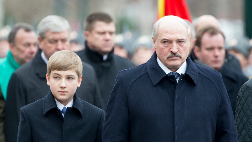 Russia Belarus Alexander Lukashenko, Nikolai Lukashenko