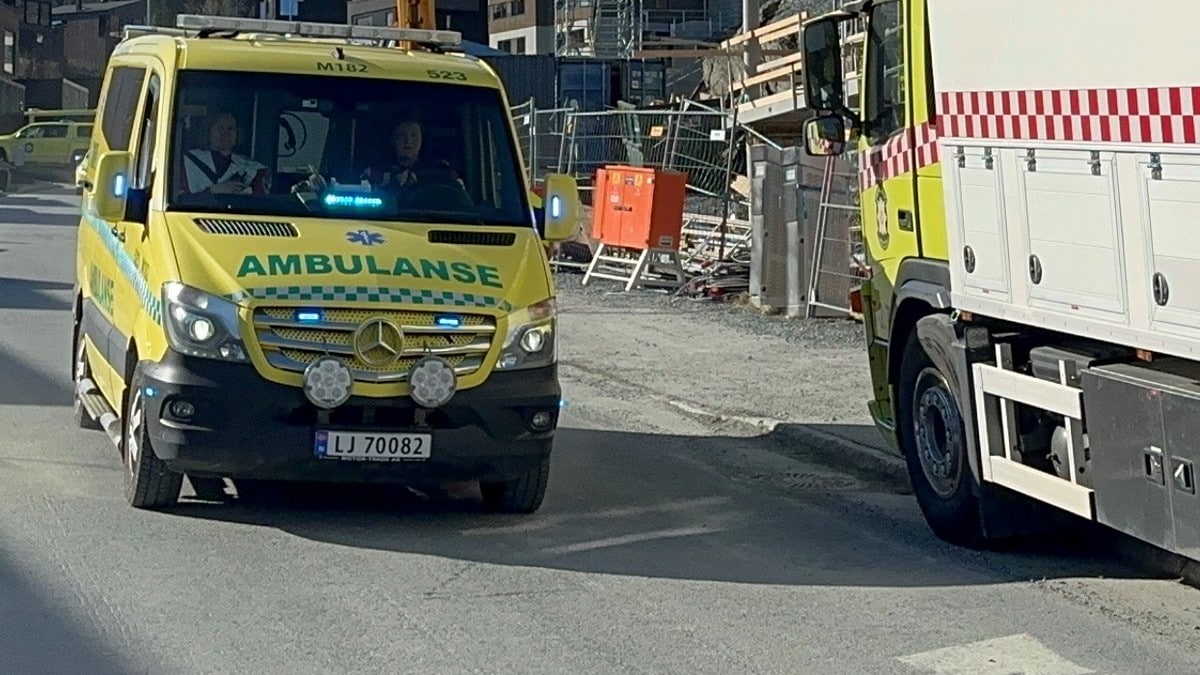 To personer skadd i arbeidsulykke i Trondheim