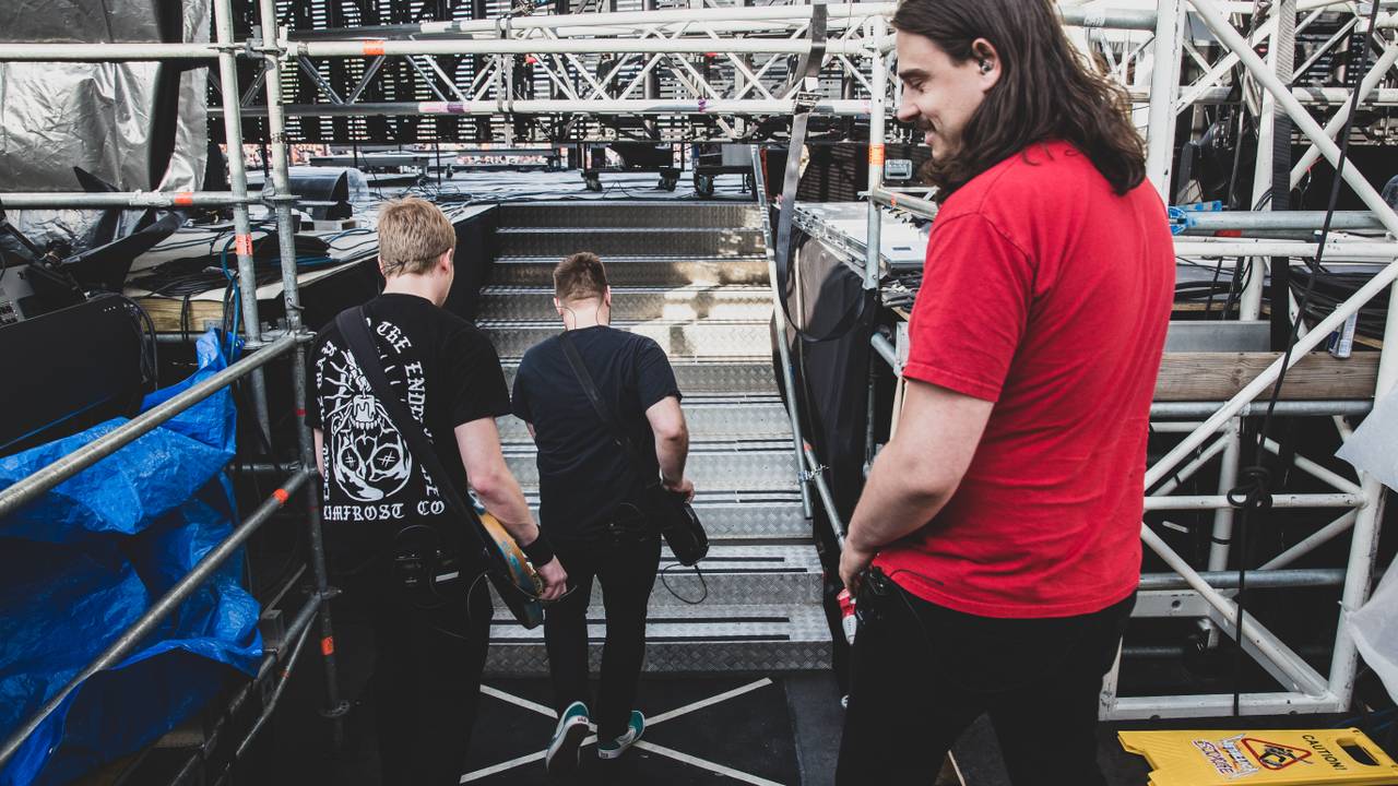 Bokassa backstage