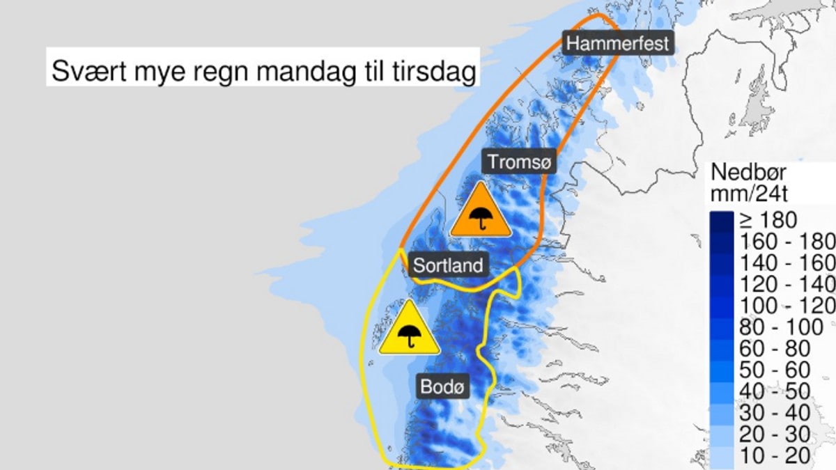 Meteorologene advarer landsdelen: – Finn frem broddene, regnjakken og hold på hatten