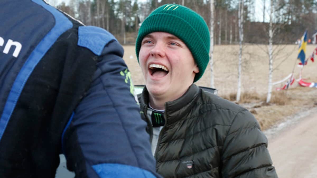 Solberg leder WRC2-klassen i Rally Finland