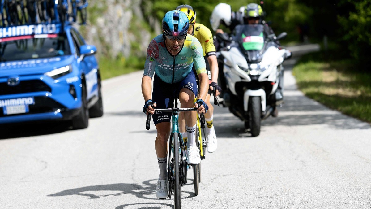 Italiensk veteran tok over ledertrøya i Giro d’Italia