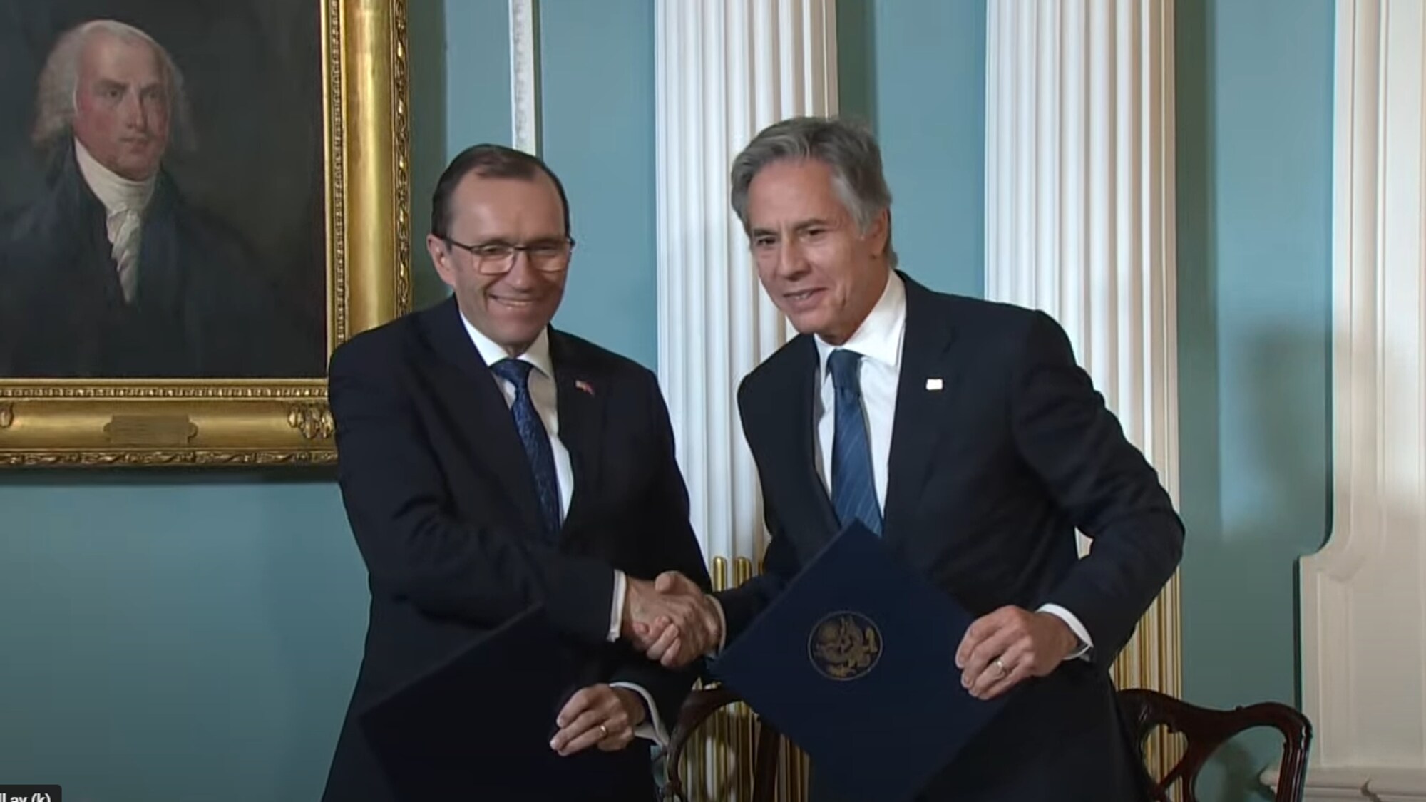 Det var på et møte i Washington DC at utenriksminister Espen Barth Eide og den amerikanske utenriksminister Antony Blinken underskrev den formelle avtalen mandag kveld norsk tid.