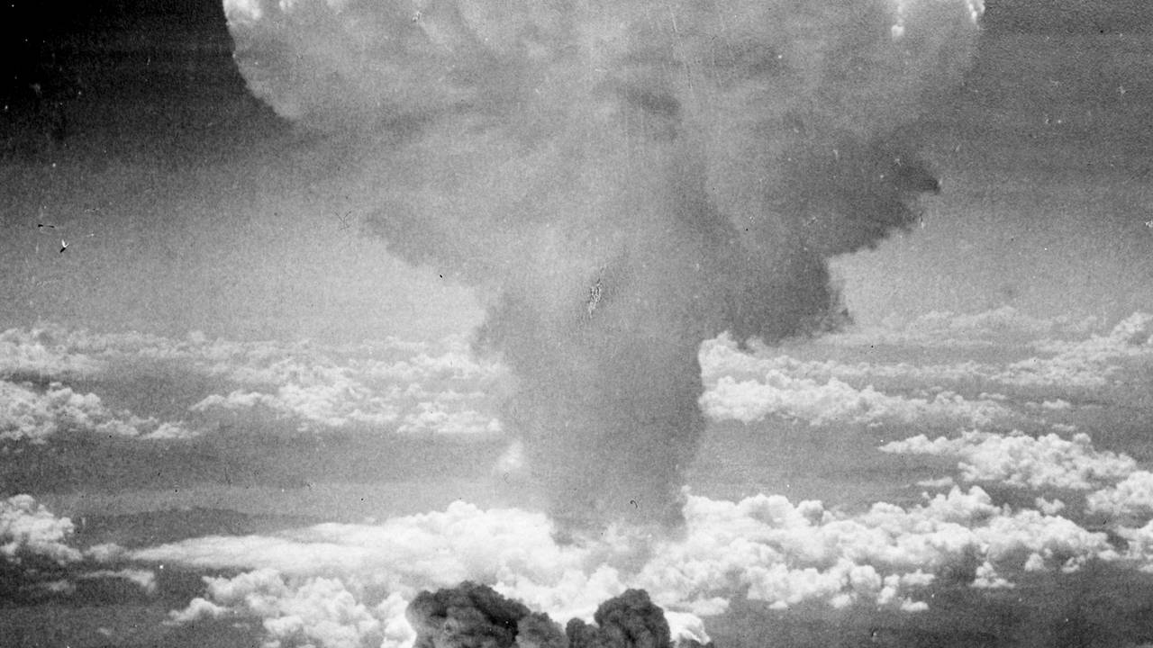 Nagasaki, august 1945, foto Wikipedia, Library of Congress