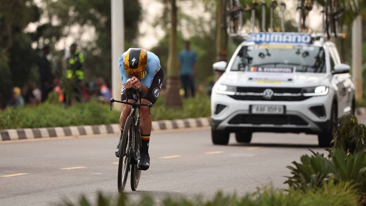 Evenepoel fullstendig overlegen på VM-tempoen - Leknessund nær medalje