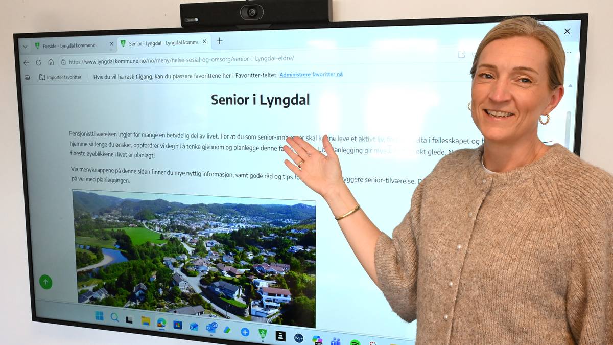 Lanserer seniorportal