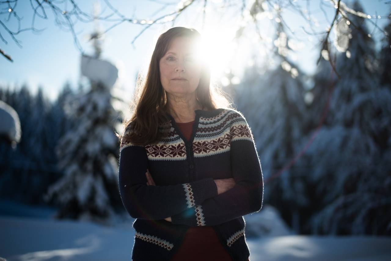 Debora Atwood flykter fra stråling.