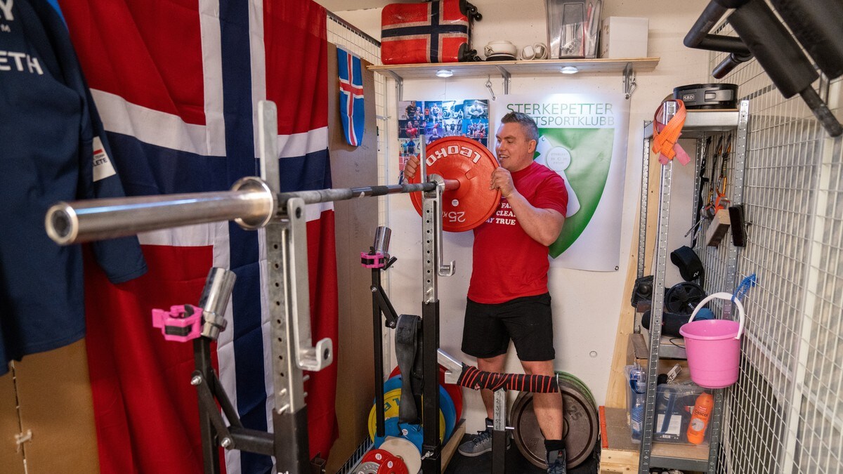 Norges sterkeste mann bygde «verdens minste gym»