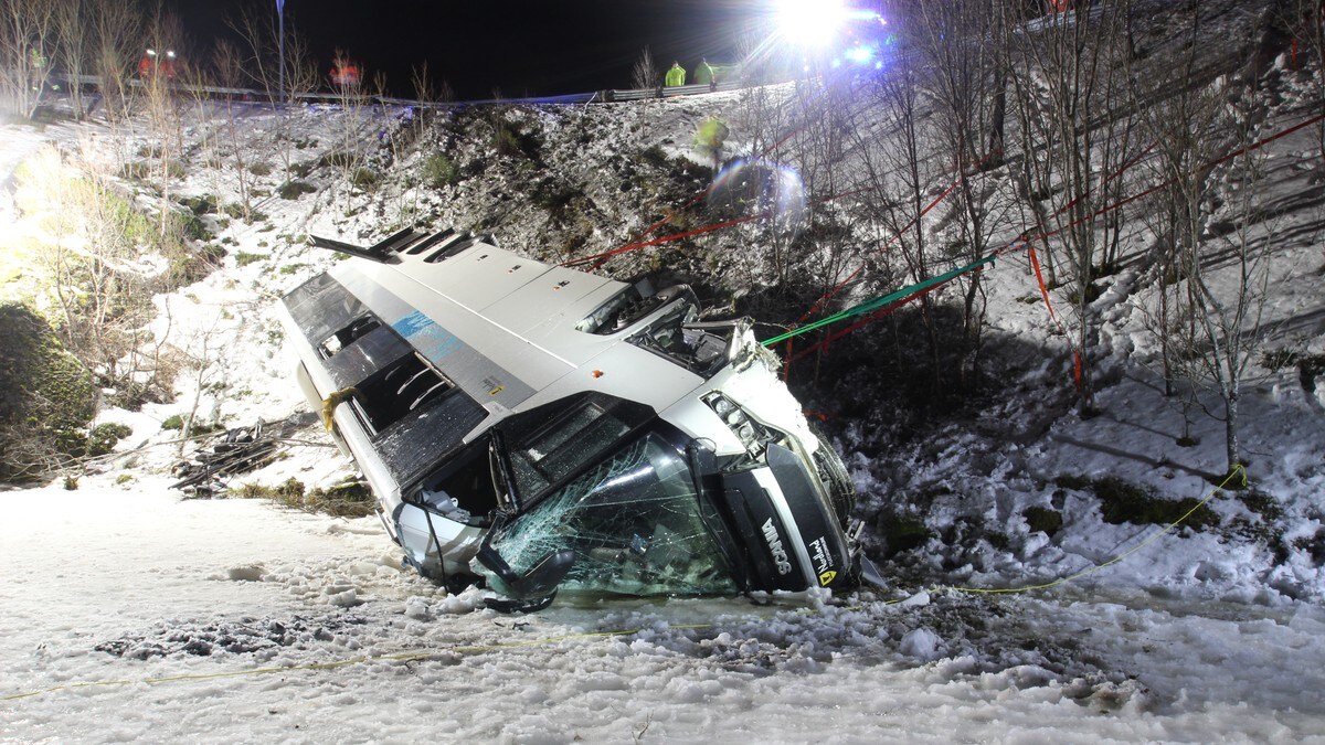 Endelig avgj&oslash;relse etter bussulykka p&aring; E10 i Hadsel