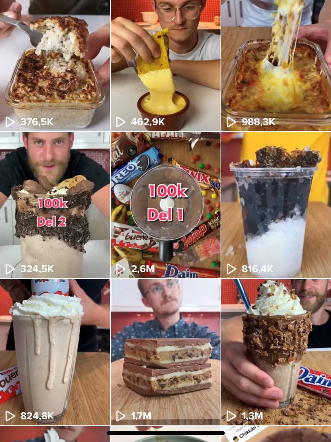 Utklipp av TikTok-siden August & Martin