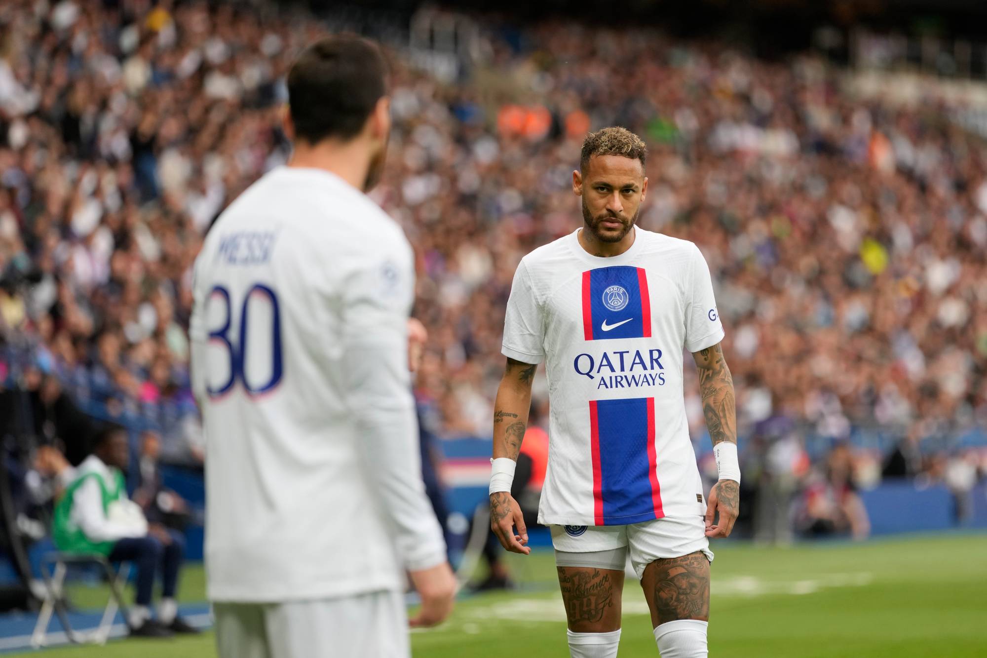 Messi og Neymar.