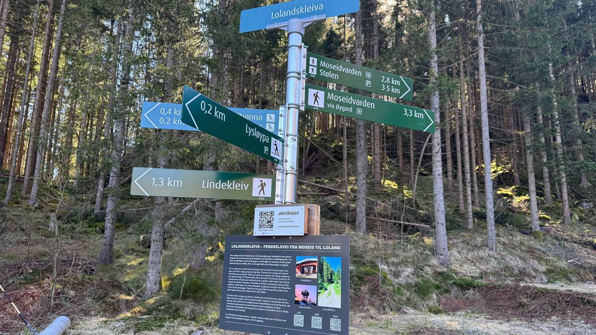 Reagerer på for mange skilt i naturen