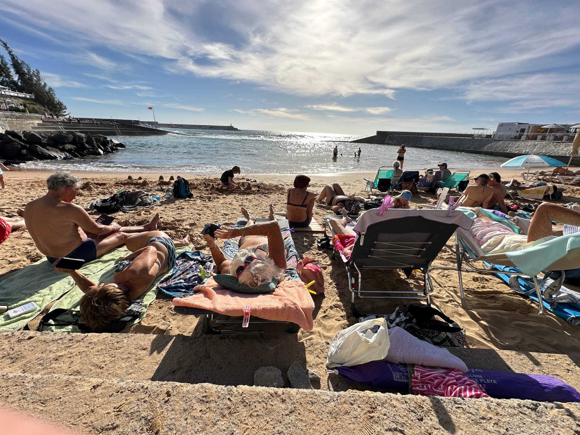 En strand på Gran Canaria.