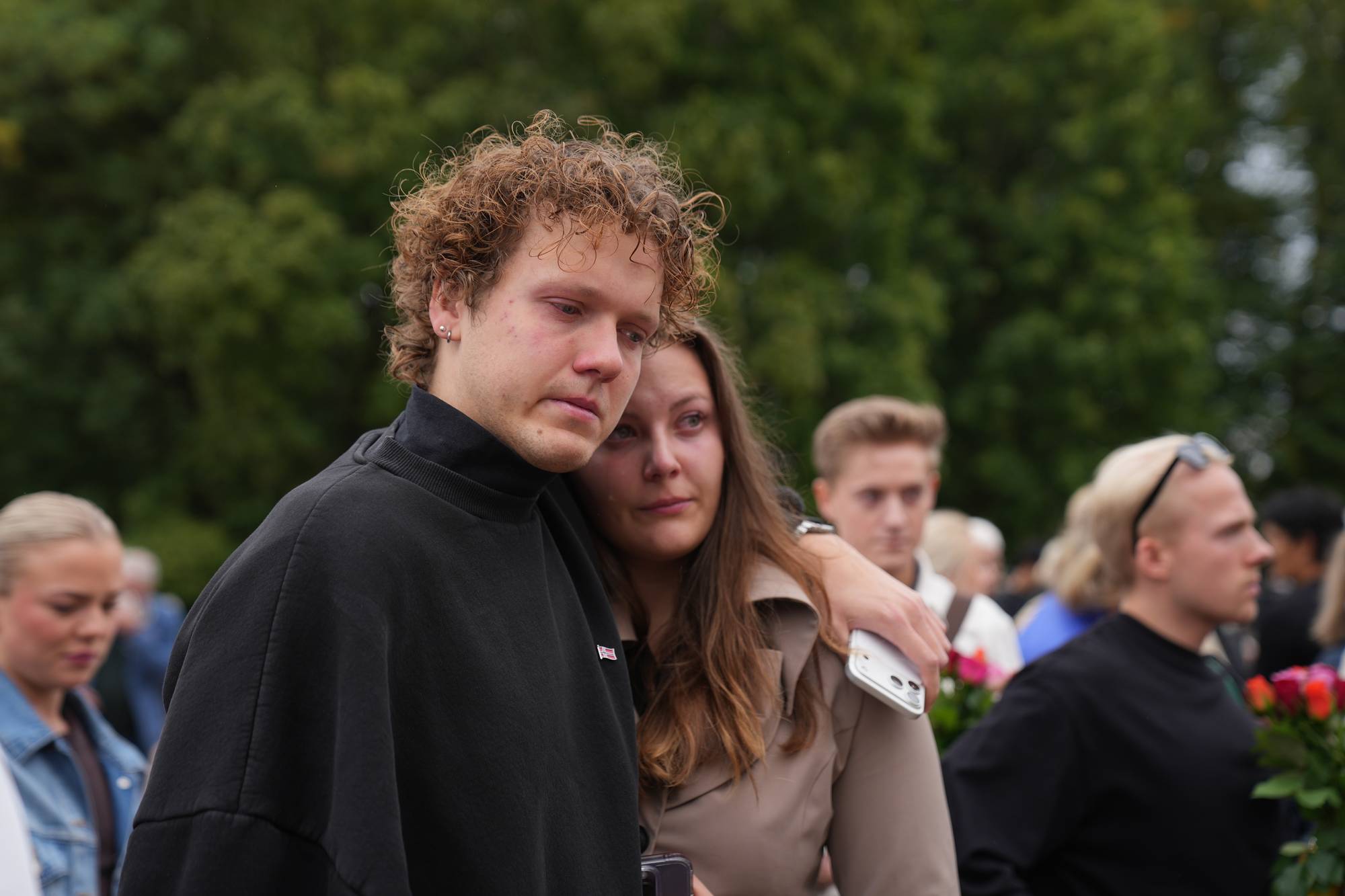 Tronskiftet, Slottsplassen, fredag.