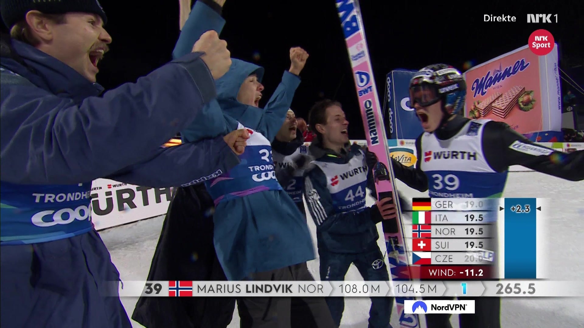 Marius Lindvik thanked his father after sensational gold: – Wouldn't be here without him