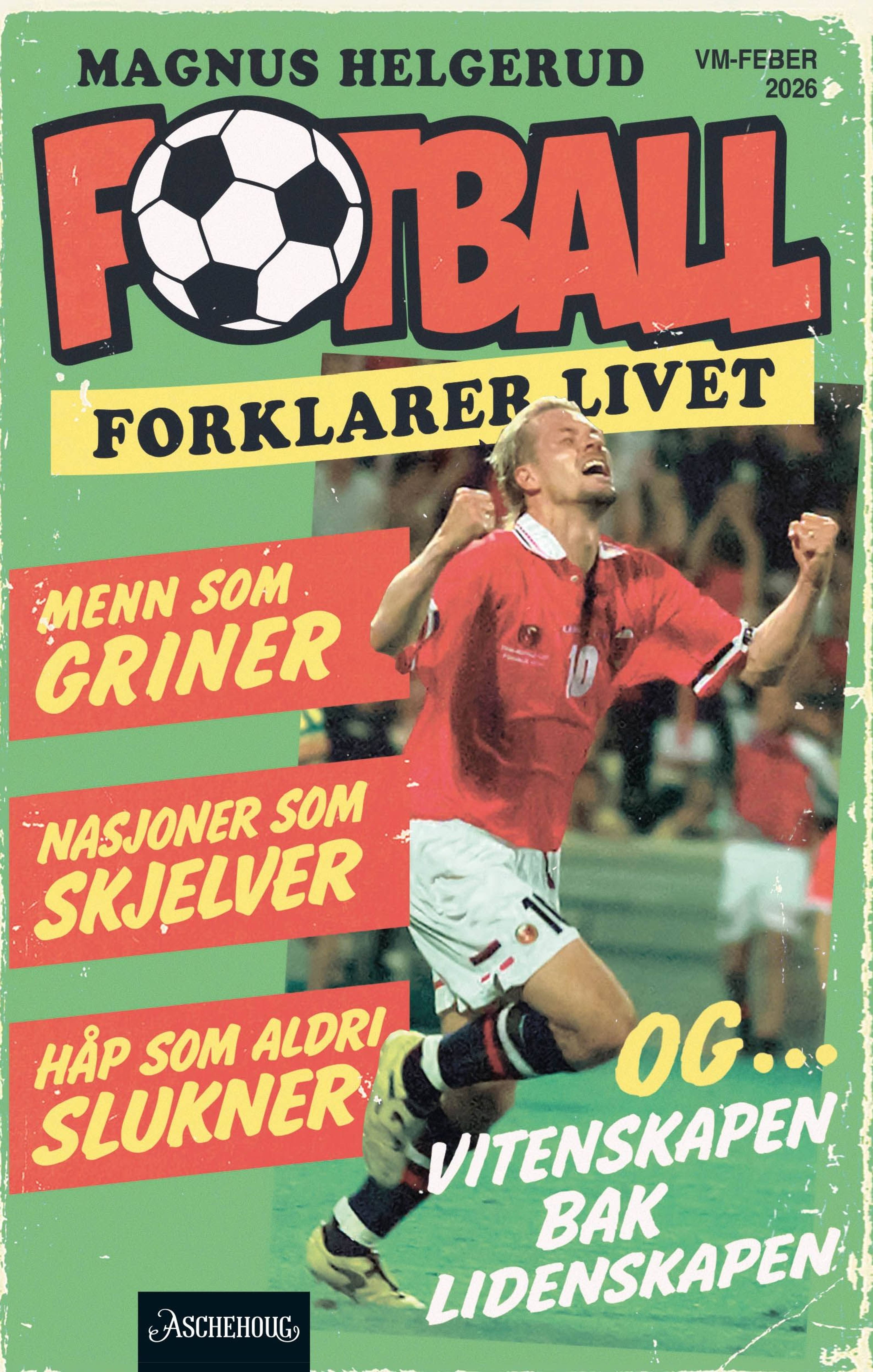 Omslaget til boka Fotball forklarer livet