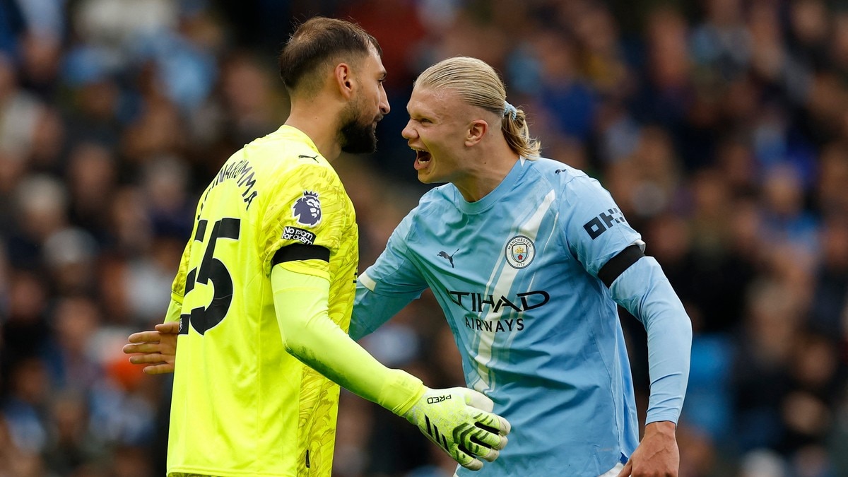 Haaland avgjorde Manchester-derby med to scoringer