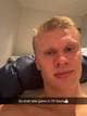 Faksimile: Erling Braut Haaland sin snapchat Erling Braut Haaland på Snapchat der han sier han er sliten etter kampen mot Danmark