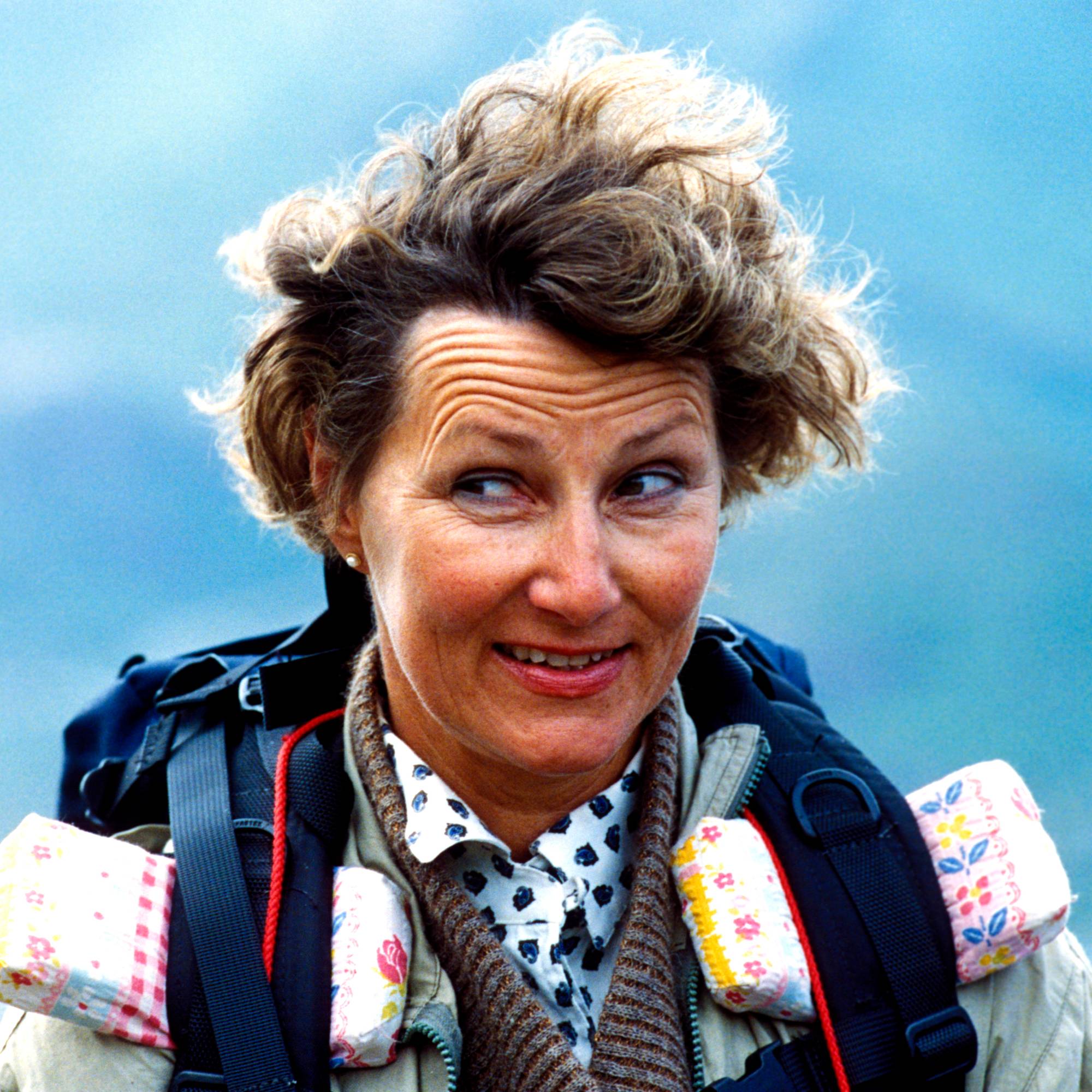 Dronning Sonja på fjelltur