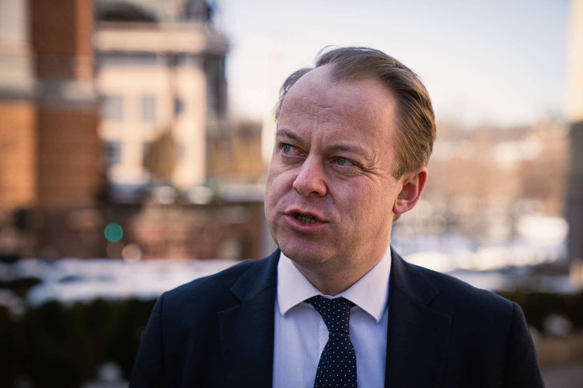 Fra et intervju med Erlend Wiborg angående flyktninger, 15. mars 2023