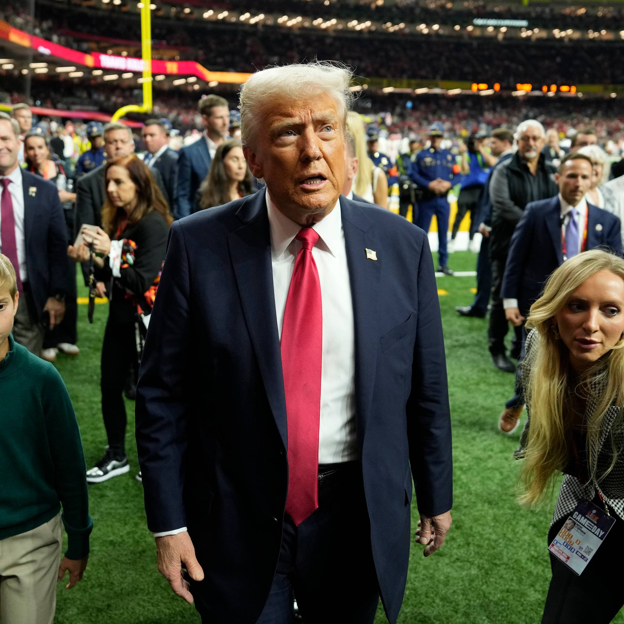 Trump på Super Bowl