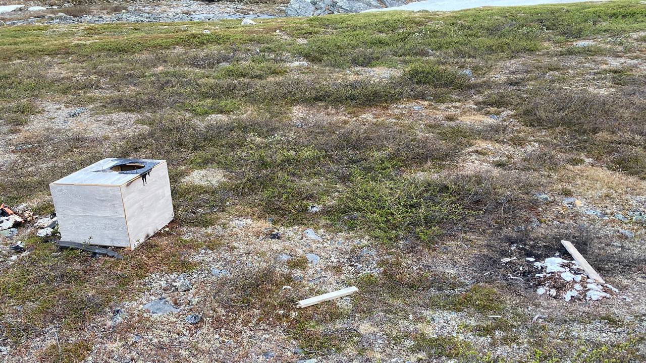 Forsøpling ved Goccesjávri i Nordreisa kommune