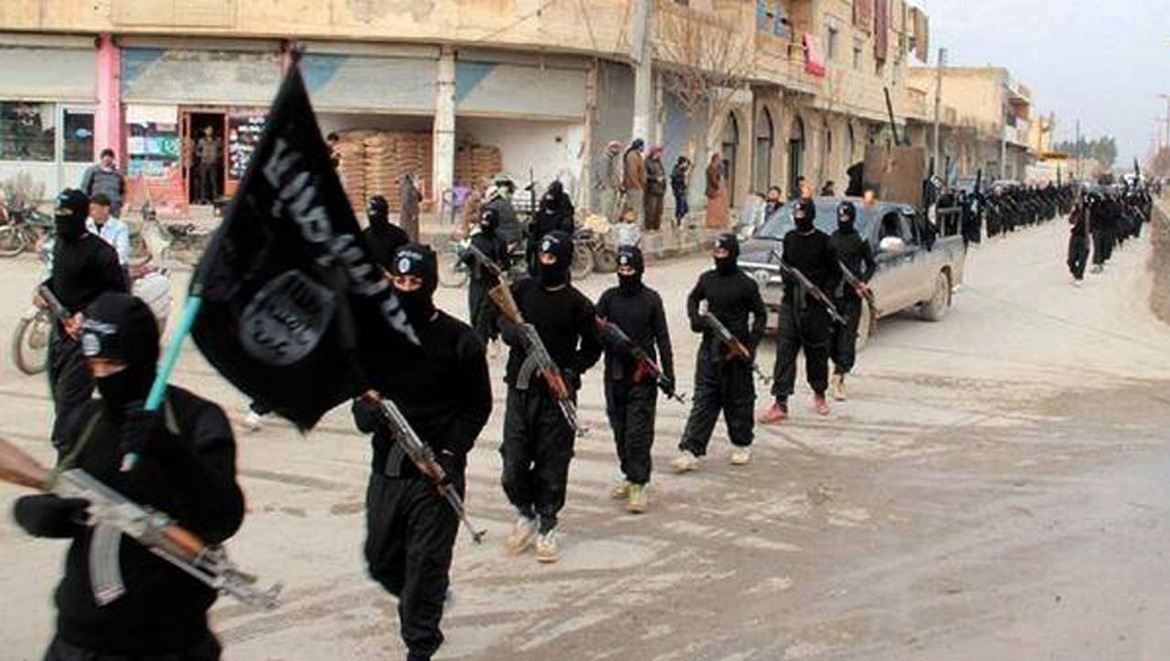 IS-krigere i Raqqa i Syria