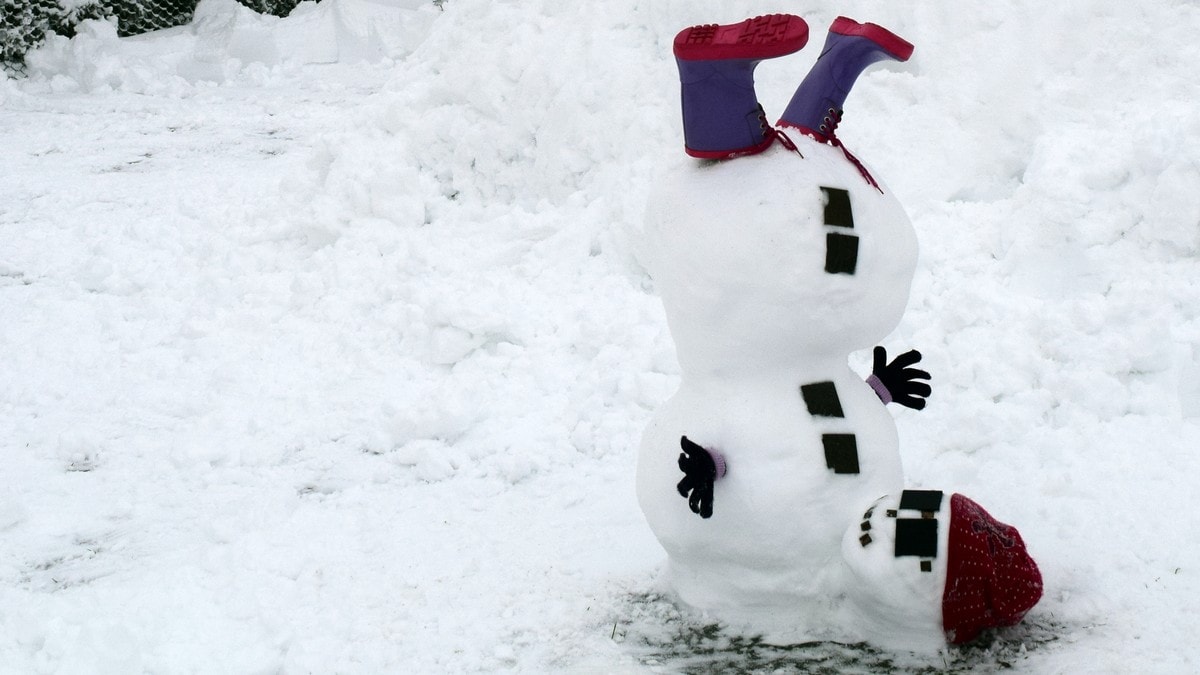 Snømann på Slitu - Foto: Marija-Terezija Benasic