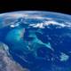 Foto: THOMAS PESQUET / ESA/NASA Bahamas sett fra Den internasjonale romstasjonen 2. mai 2021.