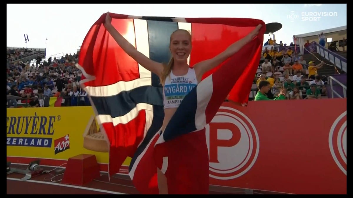 Norsk gull i U20-EM - Andrea Nygård Vie vant 3000 meter hinder