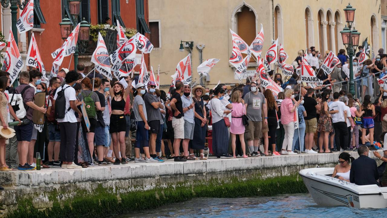 Protester a Venezia