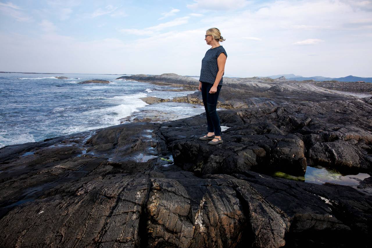 Hilde ved havet
