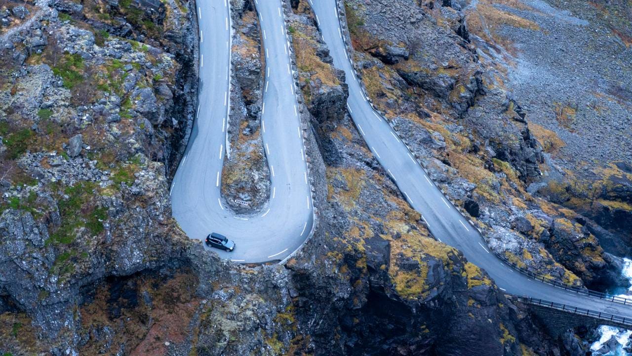 Nikkasvingen på Trollstigen 11.11.2020