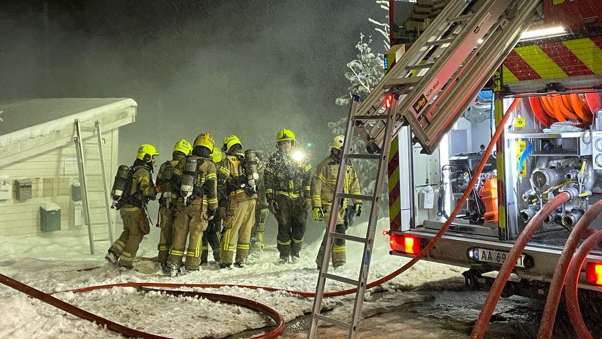 Kontroll på brann i Halden