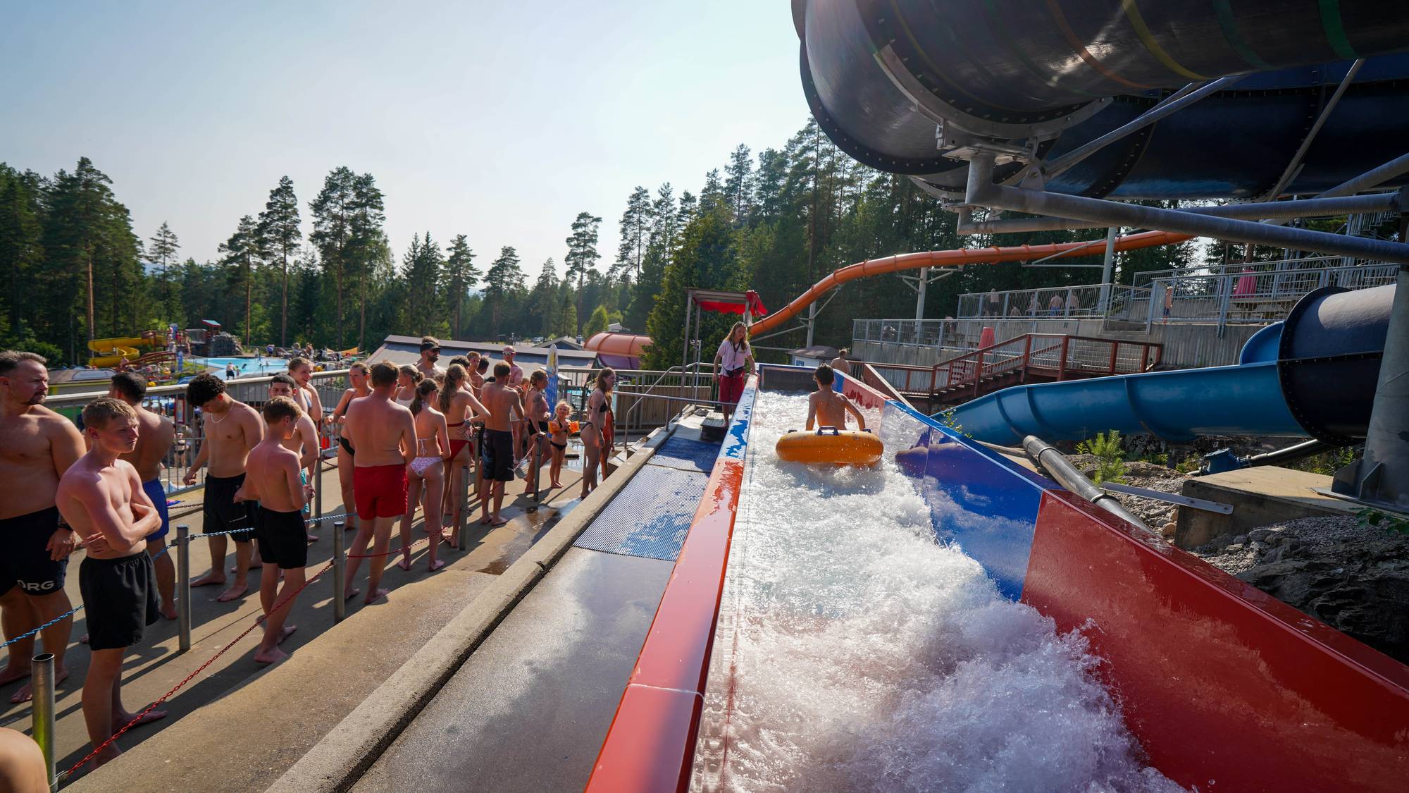 Kø i sommarland