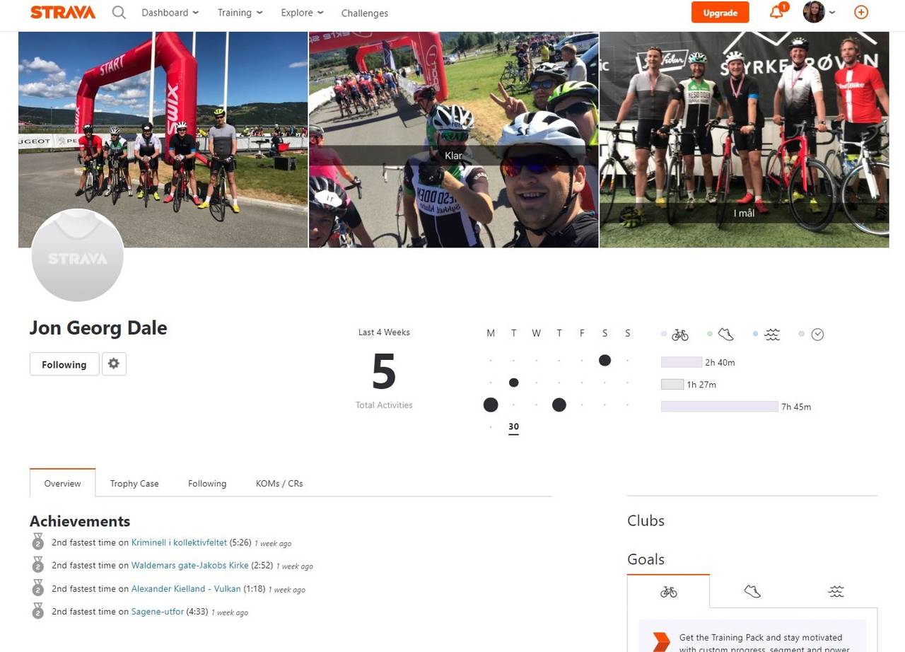 Offentlig profil frem til 31. juli