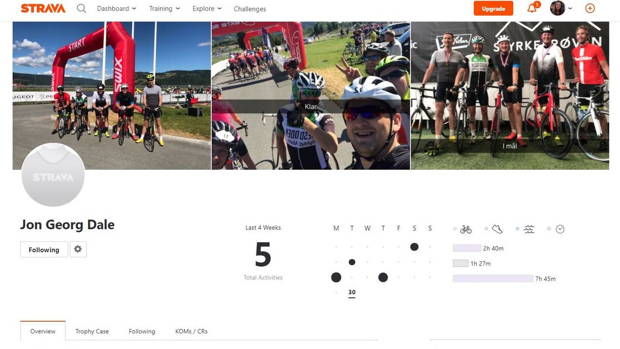 Offentlig profil frem til 31. juli