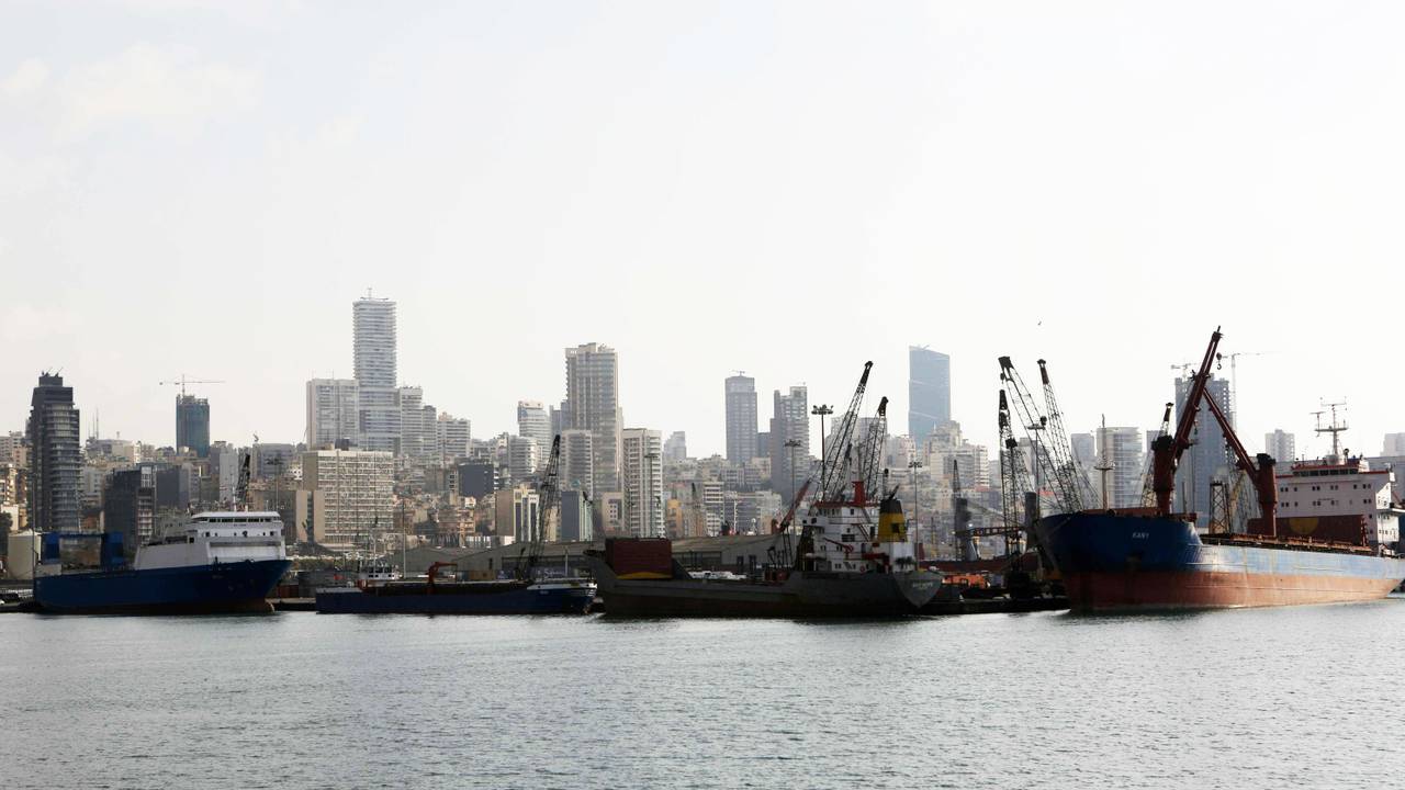 Havnen i Beirut 3. april 2017