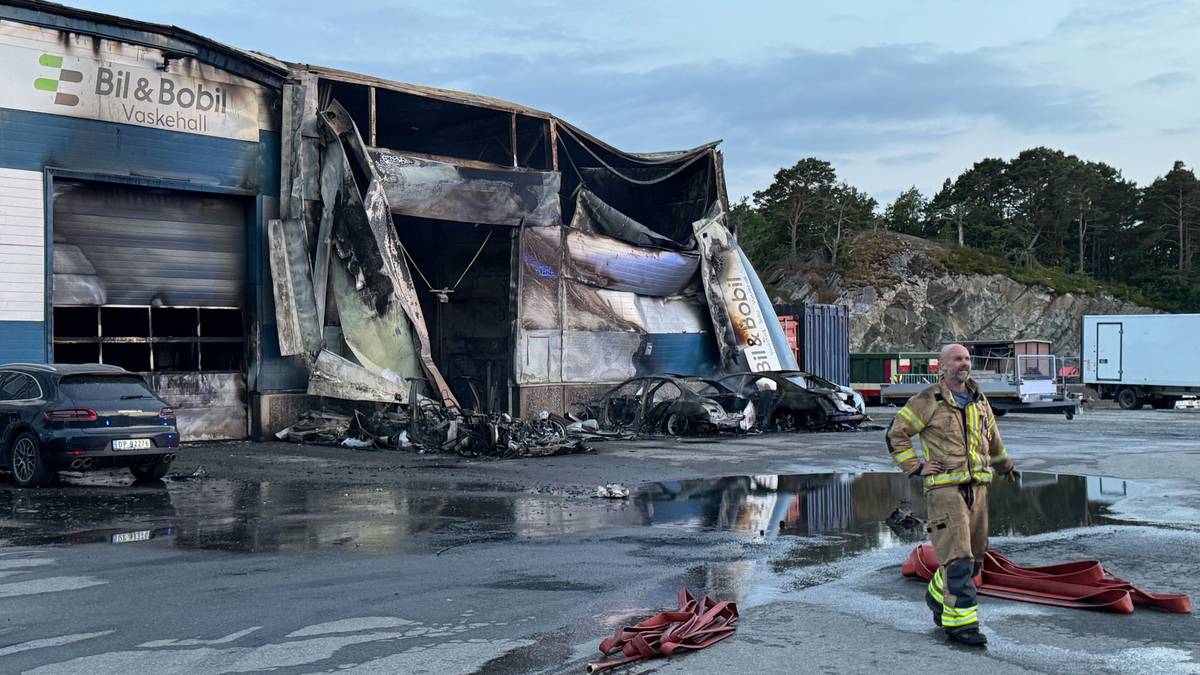 Brannen i Grimstad er slukket