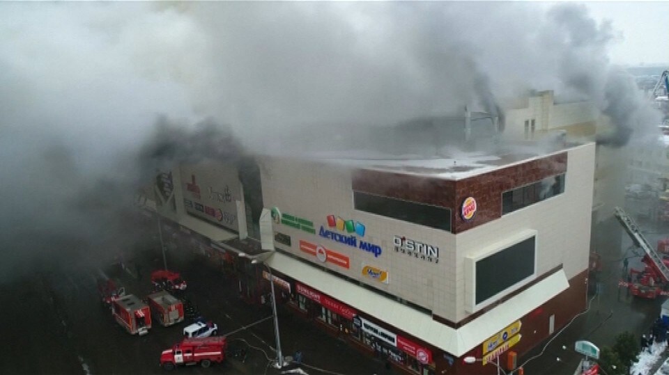 64 mennesker døde etter brann i kjøpesenter i Sibir