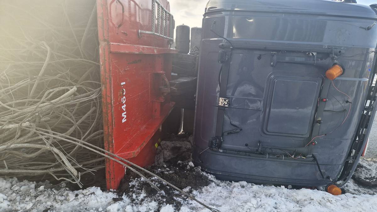 Vogntog veltet i Tromsø