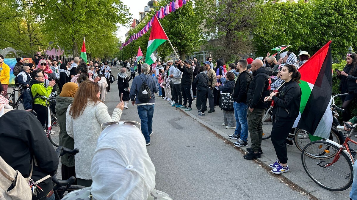 Demonstrerer i Malmö