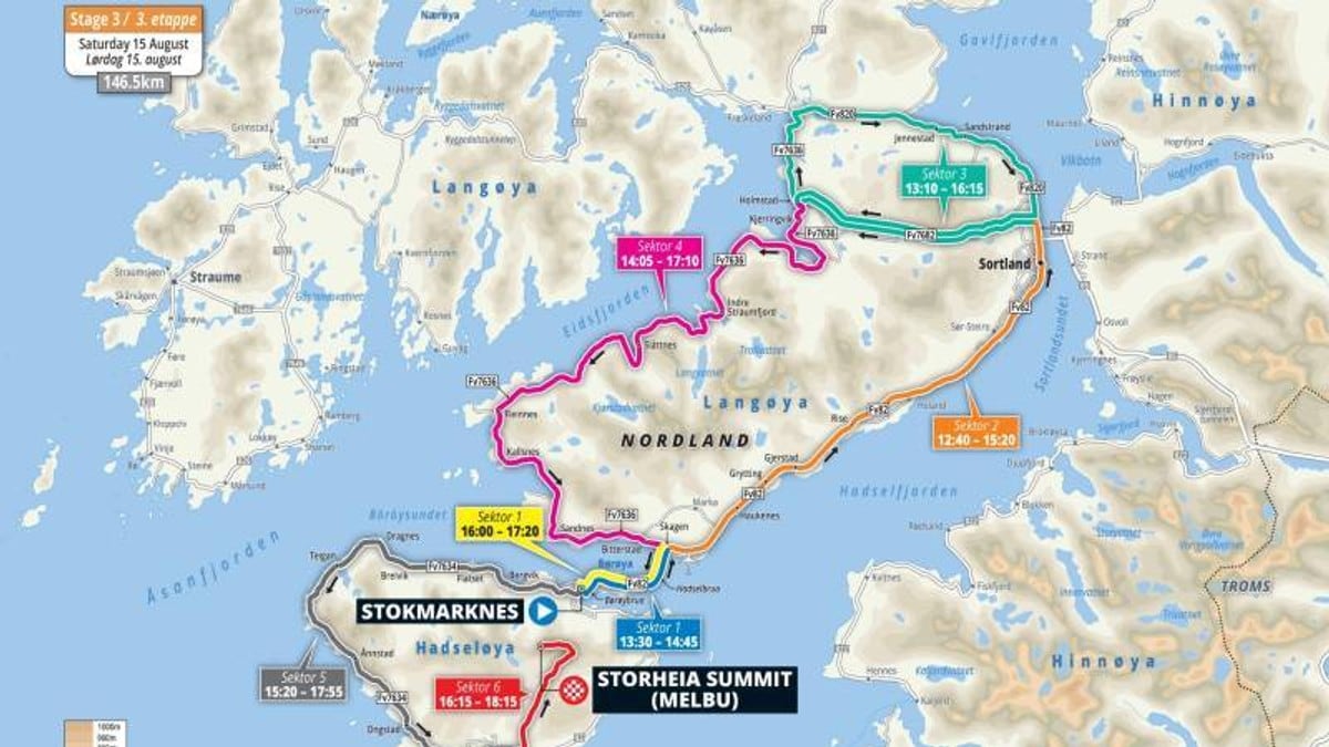 Snart klart for etappe tre av Arctic Race