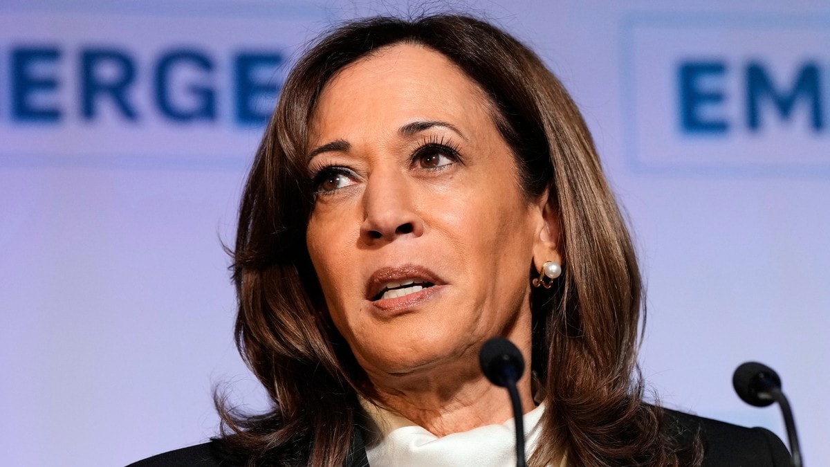 Kamala Harris kritiserer Trump og maner til mot i tale