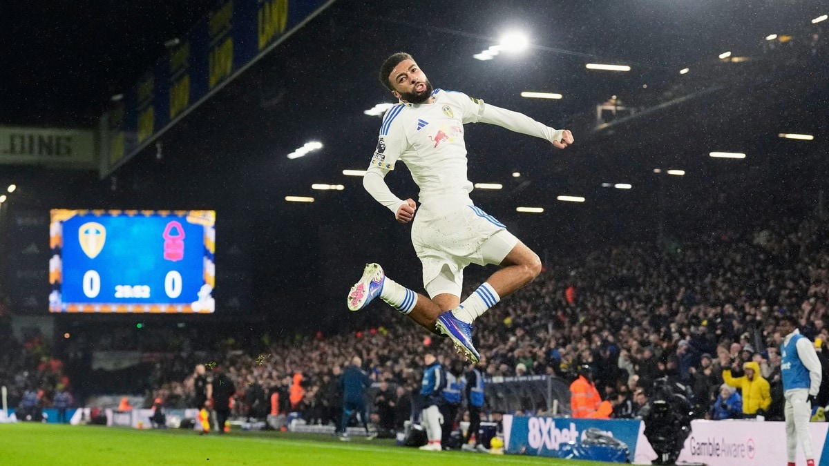 Leeds knuste Nottingham Forest 3-1 i viktig bunnoppgjør