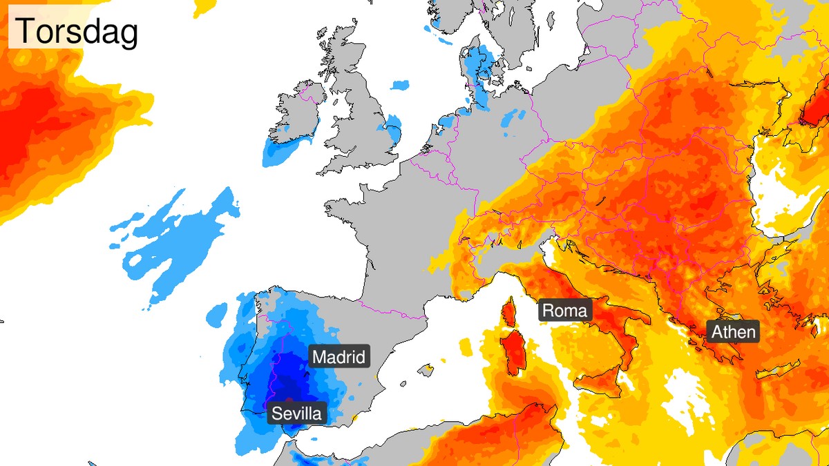 Spania: Fra nordnorsk sommer til nesten 40 grader