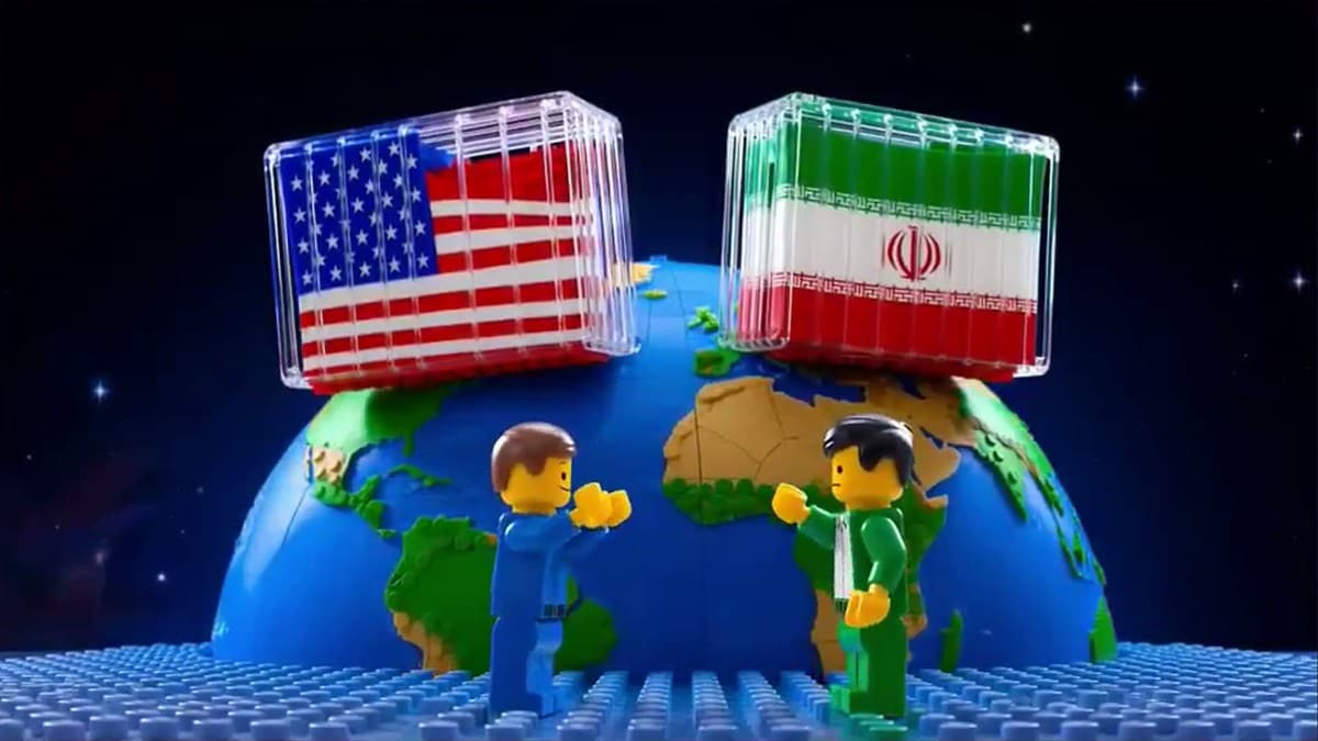 Med Lego strekker iranere ut en hånd til amerikanere
