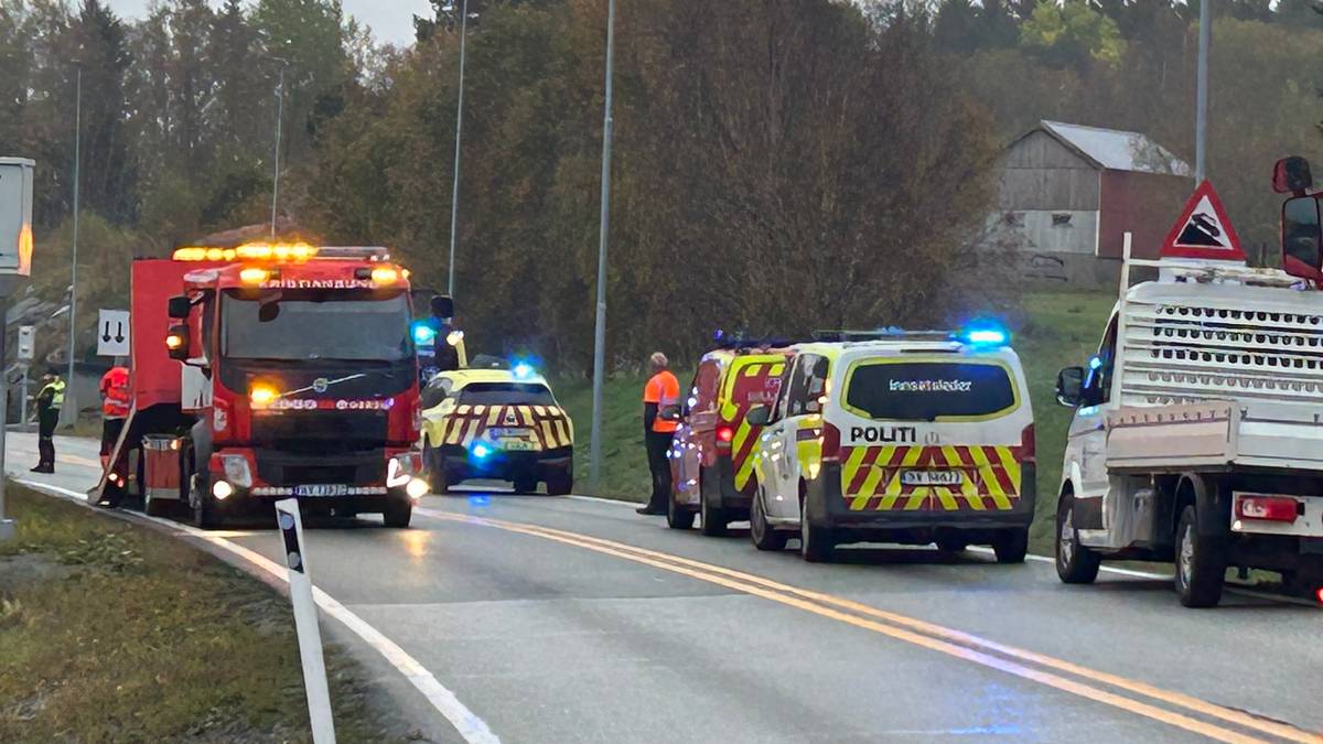 Til sjukehus etter ulykke – éin skal vere alvorleg skadd