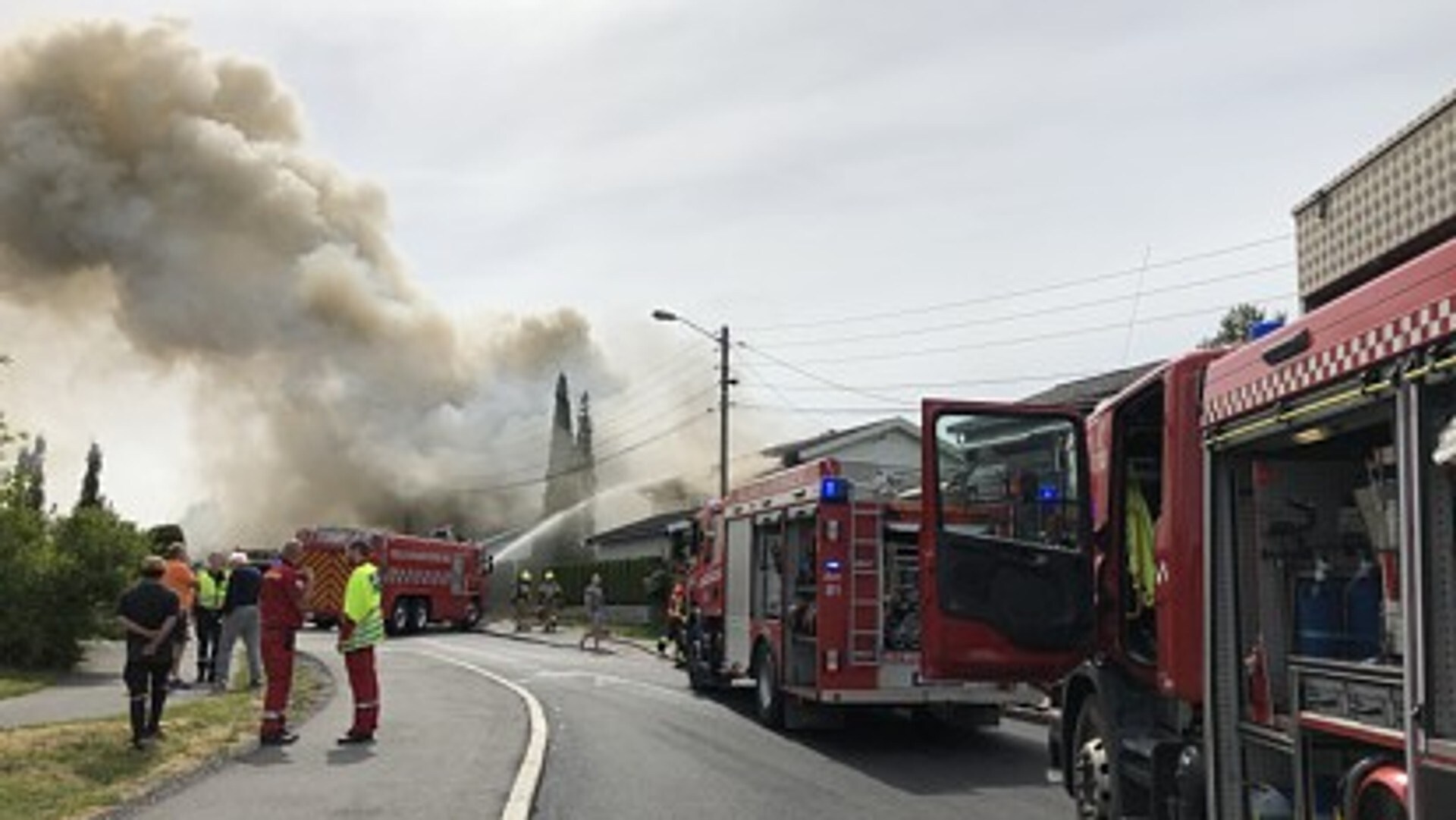 Brann spredte seg fra garasje til hus i Oppegård