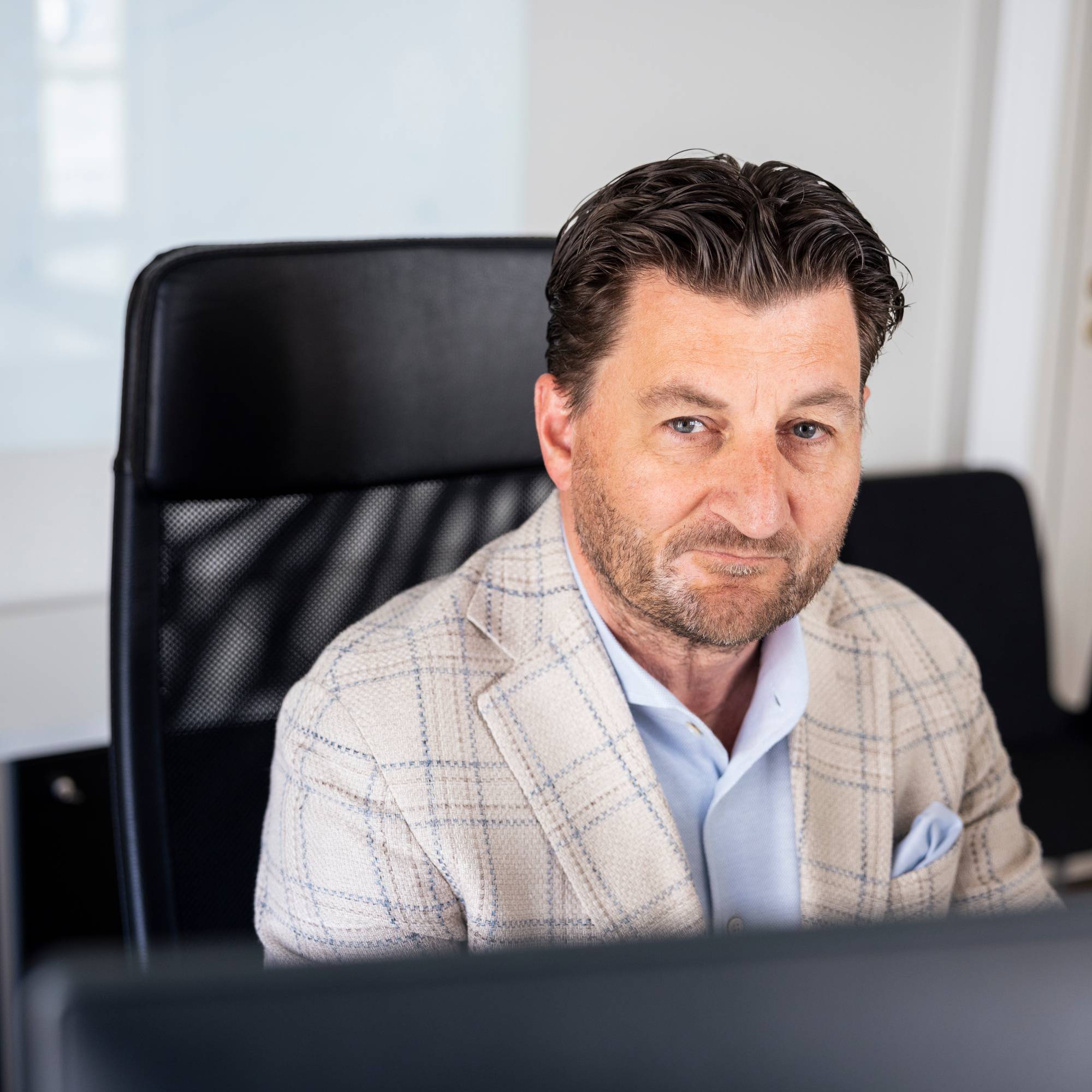 Portrett av Geir Skogheim, salgs- og markedsdirektør i Utleiemegleren.